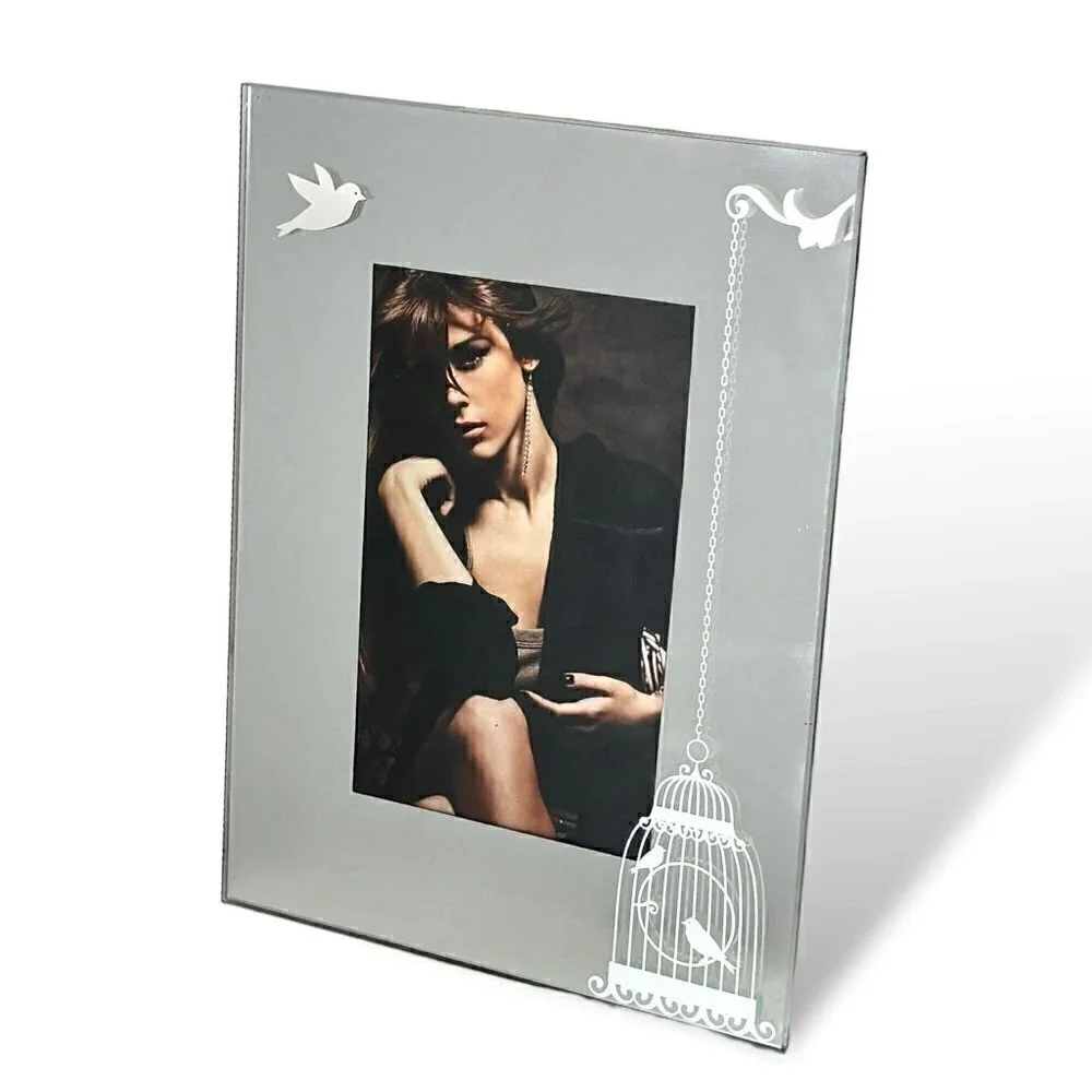 New Modern Mirror Picture Photo Frame 3.5” x 5.5”